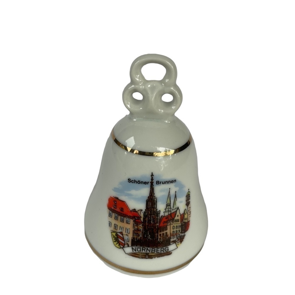 NURNBERG Germany Souvenir Porcelain Bell